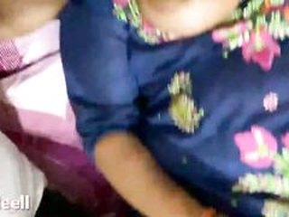Hungry Desi woman with big XXX boobs, nailed by a devar in the bedroom